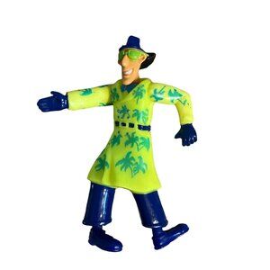 Inspector Gadget Burger King Vintage 1991 Action Figure 4" Toy Yellow Coat